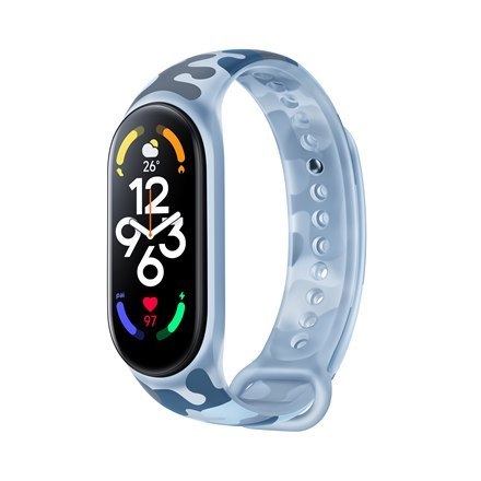 Xiaomi | Wrist strap | Designed For Xiaomi Smart Band 7 ¦ Xiaomi Mi Band 7, Smart Band 7 | Khaki blue Xiaomi | Wrist strap | Designed For Xiaomi Smart Band 7 ¦ Xiaomi Mi Band 7, Smart Band 7 | Khaki blue