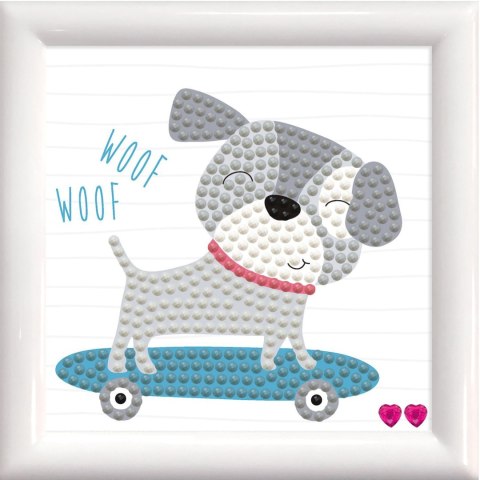 DIAMOND DOTZ WITH FRAME SKATE & WOOF DIAMOND DOTZ WITH FRAME SKATE & WOOF