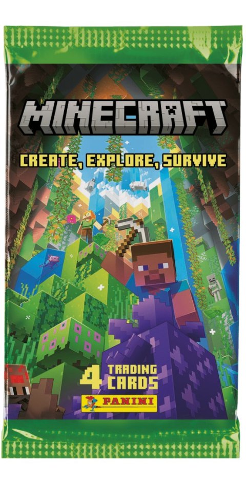 PANINI MINECRAFT SASZETKI Z KARTAMI PANINI MINECRAFT SASZETKI Z KARTAMI