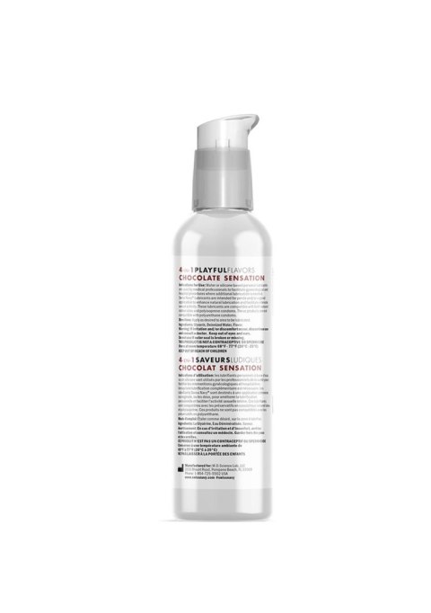 4 In 1 Lubricant with Chocolate Sensation Flavor - 4 fl oz / 118 ml 4 In 1 Lubricant with Chocolate Sensation Flavor - 4 fl oz / 118 ml