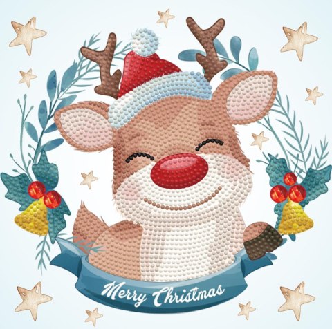 DIAMOND DOTZ DOTZ BOX CHRISTMAS TRIO REINDEER DIAMOND DOTZ DOTZ BOX CHRISTMAS TRIO REINDEER