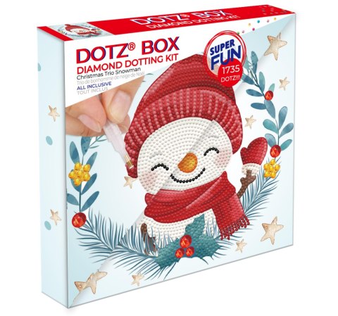 DIAMOND DOTZ DOTZ BOX CHRISTMAS TRIO SNOWMAN DIAMOND DOTZ DOTZ BOX CHRISTMAS TRIO SNOWMAN