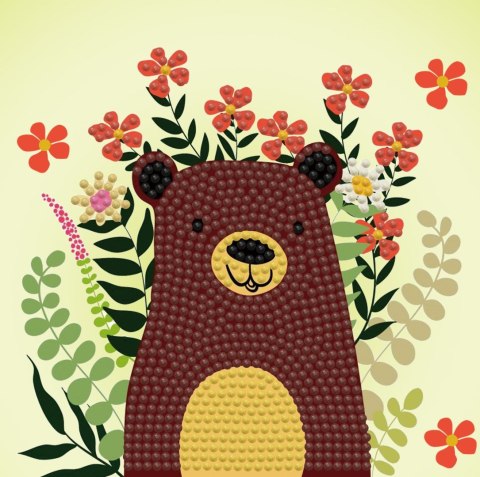 DIAMOND DOTZ DOTZ BOX HIDE N SEEK BEAR DIAMOND DOTZ DOTZ BOX HIDE N SEEK BEAR