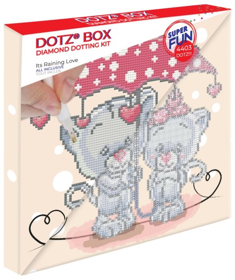 DIAMOND DOTZ DOTZ BOX IT"S RAINING LOVE DIAMOND DOTZ DOTZ BOX IT"S RAINING LOVE