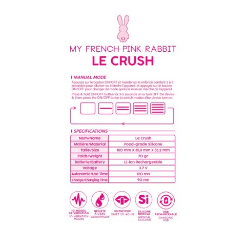 Le Crush Fushia - App controlled Le Crush Fushia - App controlled