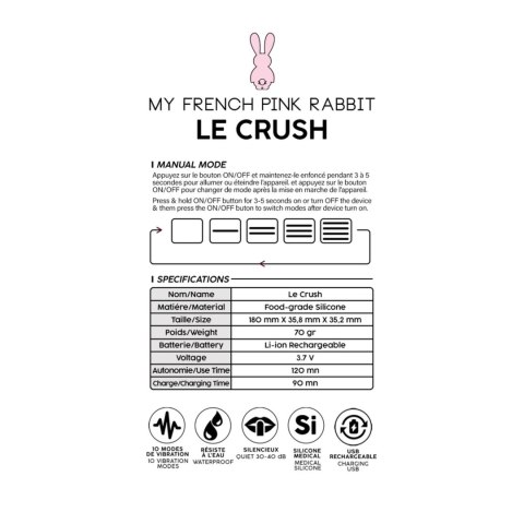 Le Crush Noir - App controlled Le Crush Noir - App controlled