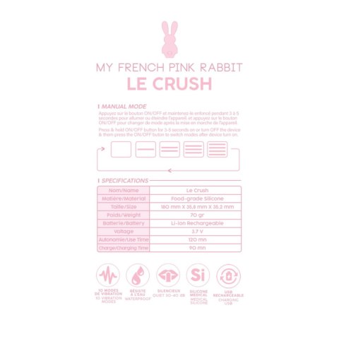 Le Crush Rose Pale - App controlled Le Crush Rose Pale - App controlled