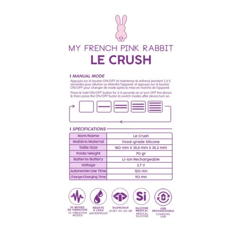 Le Crush Violet - App controlled Le Crush Violet - App controlled