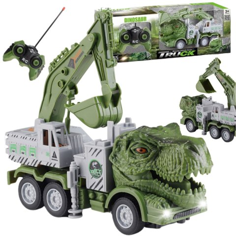 AUTO DUŻA KOPARKA DINOZAUR ZDALNIE STEROWANY NA PILOT RC ŚWIATŁO 6 KÓŁEK AUTO DUŻA KOPARKA DINOZAUR ZDALNIE STEROWANY NA PILOT RC ŚWIATŁO 6 KÓŁEK