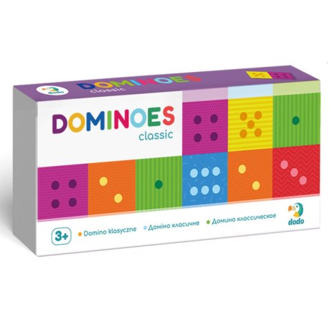 DOMINO KLASYCZNE GRA PLANSZOWA DLA NAJMŁODSZYCH DZIECI KOLOROWE KARTY DOMINO KLASYCZNE GRA PLANSZOWA DLA NAJMŁODSZYCH DZIECI KOLOROWE KARTY