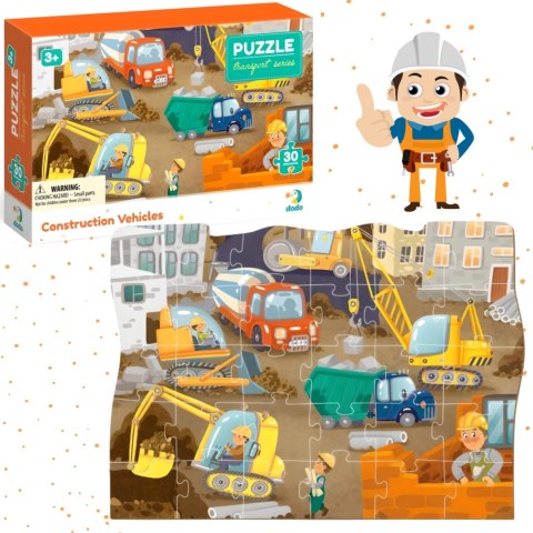 PUZZLE 30 ELEMENTÓW MASZYNY BUDOWLANE KOLOROWA UKŁADANKA DLA DZIECI PUZZLE 30 ELEMENTÓW MASZYNY BUDOWLANE KOLOROWA UKŁADANKA DLA DZIECI
