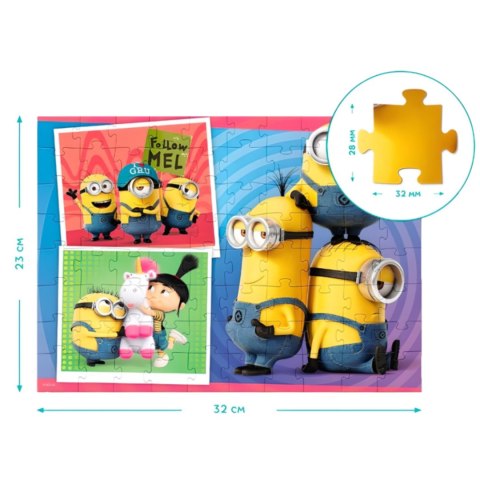 PUZZLE MINIONKI 80 ELEMENTÓW MINIONS UKŁADANKA KOLOROWA DLA DZIECI PUZZLE MINIONKI 80 ELEMENTÓW MINIONS UKŁADANKA KOLOROWA DLA DZIECI