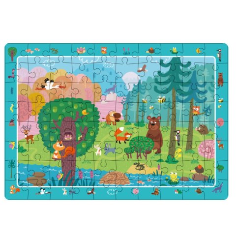 PUZZLE OBSERWACYJNE LEŚNI PRZYJACIELE 80 ELEMENTÓW DO UŁOŻENIA DLA DZIECI PUZZLE OBSERWACYJNE LEŚNI PRZYJACIELE 80 ELEMENTÓW DO UŁOŻENIA DLA DZIECI