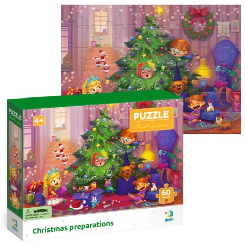PUZZLE PRZYGOTOWANIE DO ŚWIĄT 60 ELEMENTÓW KOLOROWA UKŁADANKA DLA DZIECI PUZZLE PRZYGOTOWANIE DO ŚWIĄT 60 ELEMENTÓW KOLOROWA UKŁADANKA DLA DZIECI