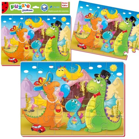 RK1201-01 Piankowe puzzle A4 Zabawne obrazki RK1201-01 Piankowe puzzle A4 Zabawne obrazki