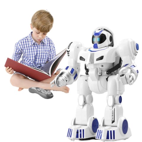 ROBOT INTERAKTYWNY ZDALNIE STEROWANY TAŃCZY MUZYKA PILOT PROGRAMOWALNY