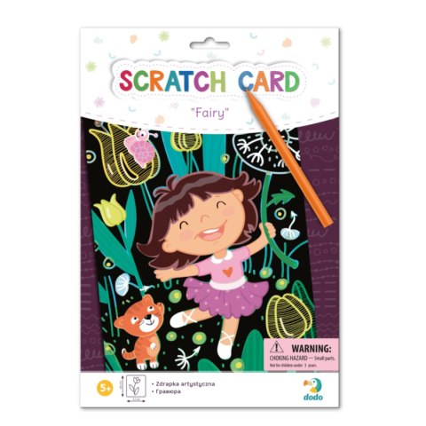 ZDRAPKA ARTYSTYCZNA "WRÓŻKA" MALOWANIE METODĄ SCRATCH DLA NAJMŁODSZYCH