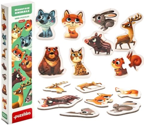 ZESTAW PUZZLE ZWIERZĄTKA GÓRSKIE DO UKŁADANIA ZESTAW PUZZLE ZWIERZĄTKA GÓRSKIE DO UKŁADANIA