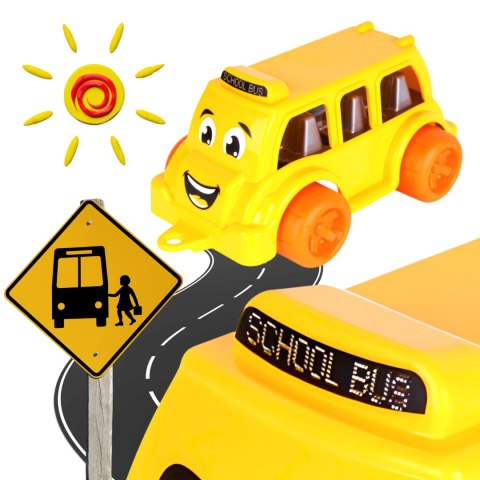 AUTOBUS SZKOLNY SAMOCHODZIK AUTKO POJAZD DLA DZIECI AUTOBUS SZKOLNY SAMOCHODZIK AUTKO POJAZD DLA DZIECI