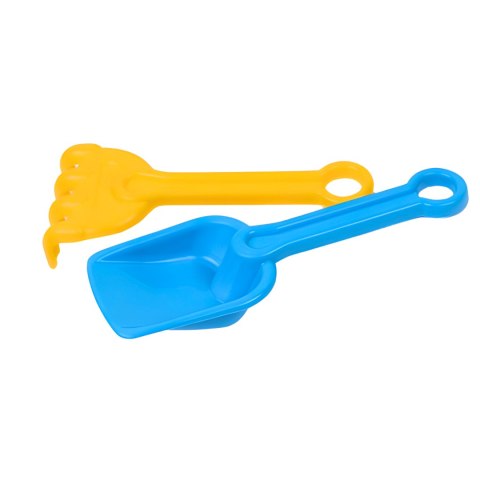 ŁOPATKA I GRABKI KOMPLET DO PIASKU 22CM ŁOPATKA I GRABKI KOMPLET DO PIASKU 22CM