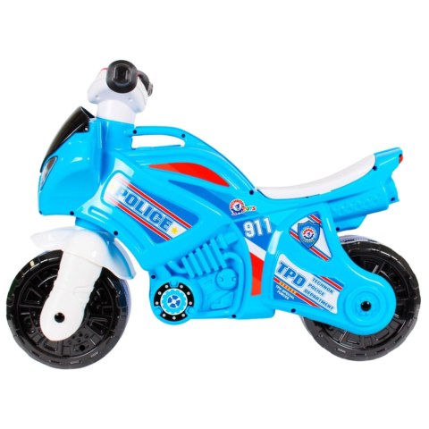 MOTOCYKL POLICYJNY JEŹDZIK EFEKTY DŹWIĘKOWE NAKLEJKI SZEROKIE KOŁA MOTOCYKL POLICYJNY JEŹDZIK EFEKTY DŹWIĘKOWE NAKLEJKI SZEROKIE KOŁA