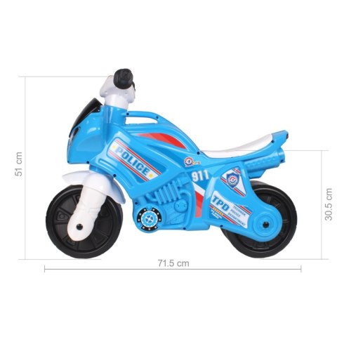 MOTOCYKL POLICYJNY JEŹDZIK EFEKTY DŹWIĘKOWE NAKLEJKI SZEROKIE KOŁA MOTOCYKL POLICYJNY JEŹDZIK EFEKTY DŹWIĘKOWE NAKLEJKI SZEROKIE KOŁA