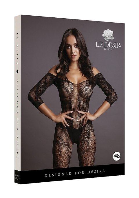 LE DÉSIR Lace Sleeved Bodystocking One Size LE DÉSIR Lace Sleeved Bodystocking One Size