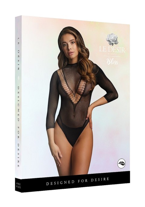 LE DÉSIR body Short Sleeve Teddy One Size Black LE DÉSIR body Short Sleeve Teddy One Size Black
