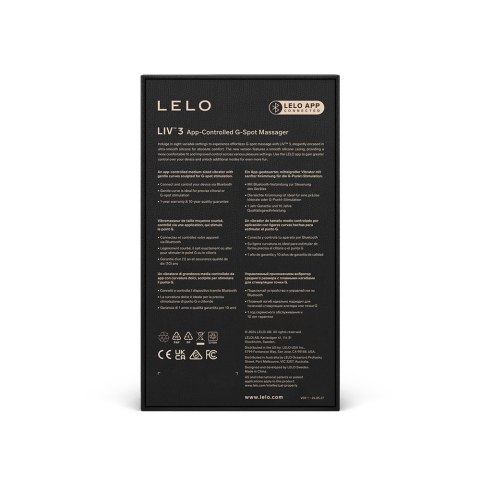 Lelo wibrator punku G Liv 3 Deep Rose Lelo wibrator punku G Liv 3 Deep Rose