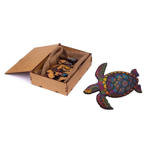 PUZZLE DREWNIANE UKŁADANKA DŁUGOWIECZNY ŻÓŁW ZESTAW PUZZLI A4 OZDOBA PUZZLE DREWNIANE UKŁADANKA DŁUGOWIECZNY ŻÓŁW ZESTAW PUZZLI A4 OZDOBA