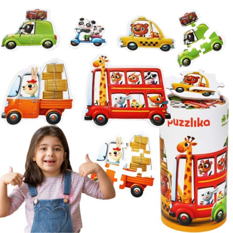 PUZZLE SAMOCHODY 20 ELEMENTÓW PIĘĆ OBRAZKÓW POJAZDY ZESTAW UKŁADANKA PUZZLE SAMOCHODY 20 ELEMENTÓW PIĘĆ OBRAZKÓW POJAZDY ZESTAW UKŁADANKA