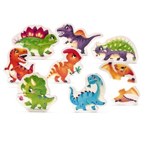 PUZZLE ZESTAW DO UKŁADANIA DINOZAURY ZWIERZĘTA KOLOROWE ELEMENTY PUZZLE ZESTAW DO UKŁADANIA DINOZAURY ZWIERZĘTA KOLOROWE ELEMENTY