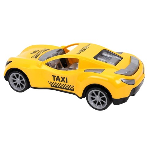 SAMOCHÓD TAXI SPORTOWE AUTO TAKSÓWKA W KOLORZE ŻÓŁTYM ZABAWKA DLA DZIECI SAMOCHÓD TAXI SPORTOWE AUTO TAKSÓWKA W KOLORZE ŻÓŁTYM ZABAWKA DLA DZIECI