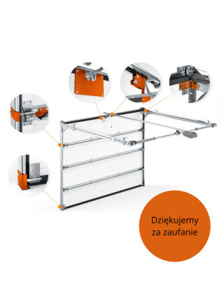 Brama garażowa segmentowa K2