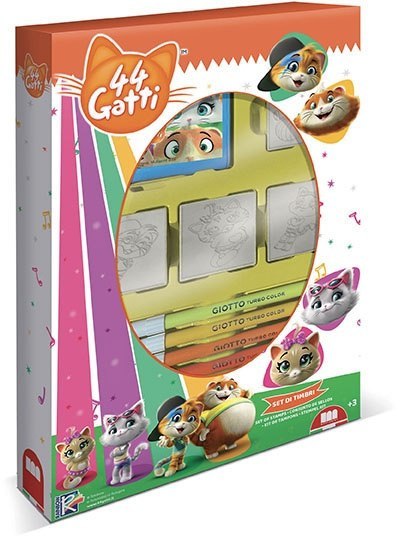 MULTIPRINT 44 KOTY PIECZĄTKI 4 SZT MULTIPRINT 44 KOTY PIECZĄTKI 4 SZT