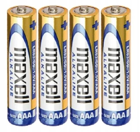 4x Baterie AA 1,5V Alkaline MAXELL LR6 4x Baterie AA 1,5V Alkaline MAXELL LR6