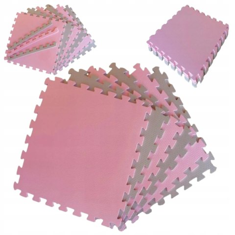 Gruba mata piankowa Eva duże puzzle piankowe XXL 120x120x 1cm 4szt EM1001RS Gruba mata piankowa Eva duże puzzle piankowe XXL 120x120x 1cm 4szt EM1001RS