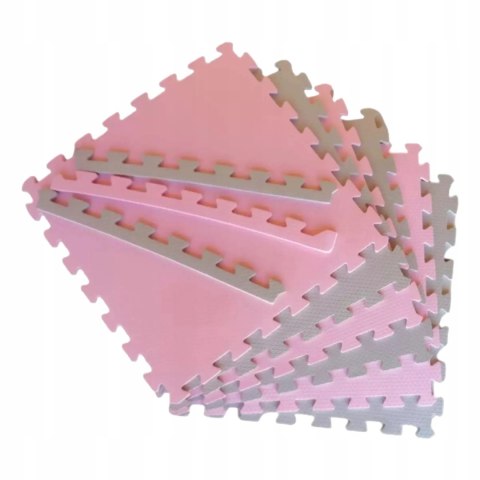 Gruba mata piankowa Eva duże puzzle piankowe XXL 120x120x 1cm 4szt EM1001RS Gruba mata piankowa Eva duże puzzle piankowe XXL 120x120x 1cm 4szt EM1001RS