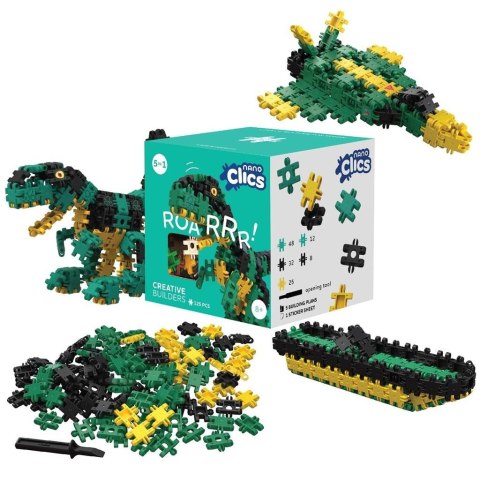 NANO CLICS Kreatywni Budowniczowie Zestaw 125el NANO CLICS Kreatywni Budowniczowie Zestaw 125el