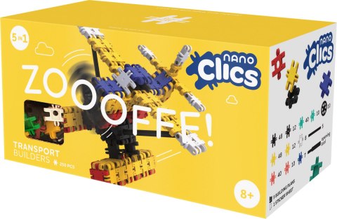 NANO CLICS Pojazdy TRANSPORT Zestaw 250el NANO CLICS Pojazdy TRANSPORT Zestaw 250el