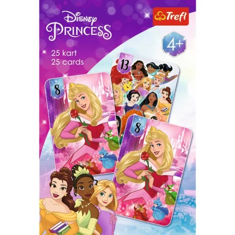 Karty Piotruś Princess księżniczki disney +4 Trefl 08496 Karty Piotruś Princess księżniczki disney +4 Trefl 08496
