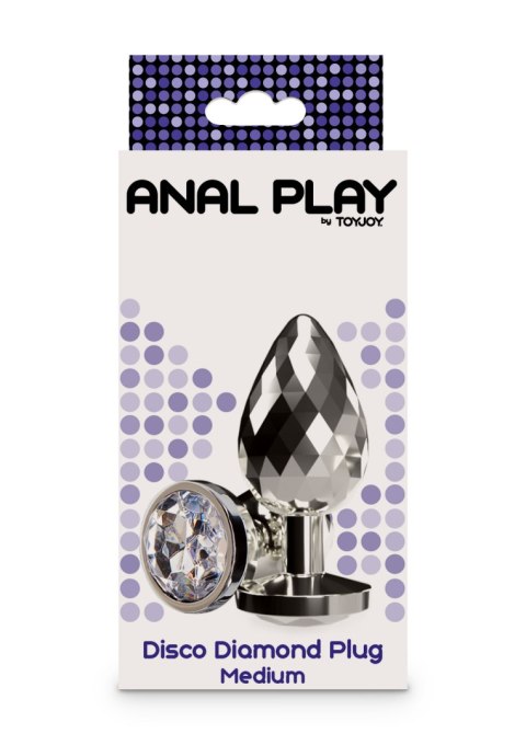 NS Novelties korek analny z kryształem Disco Diamond Plug Medium NS Novelties korek analny z kryształem Disco Diamond Plug Medium