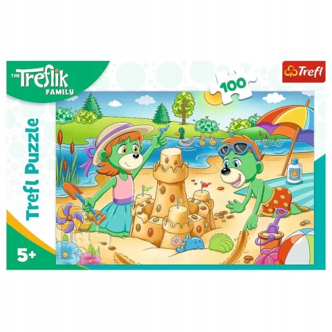 Puzzle Puzzle Rodzina Treflików 100 el. Dzień Treflików Trefl 16470 Puzzle Puzzle Rodzina Treflików 100 el. Dzień Treflików Trefl 16470