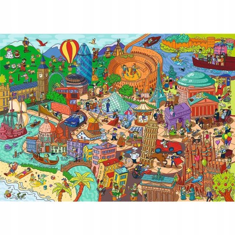 Puzzle Spy Guy Lost Items: Europa Rodzina Treflików 500 el. Trefl 37481 Puzzle Spy Guy Lost Items: Europa Rodzina Treflików 500 el. Trefl 37481