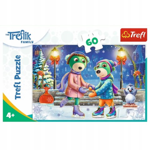 Puzzle Trefl Rodzina Treflików 60 el. Zima u Treflików 17383 Puzzle Trefl Rodzina Treflików 60 el. Zima u Treflików 17383