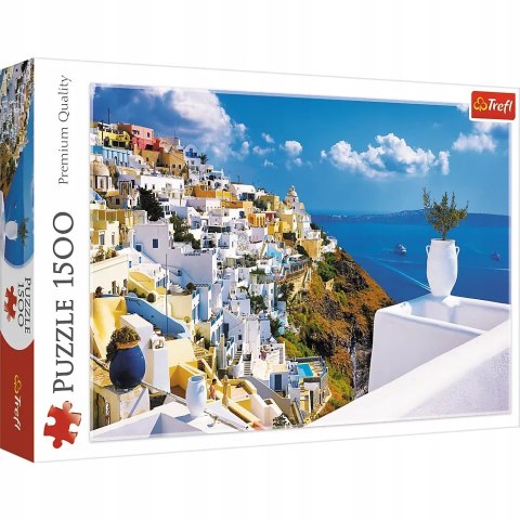 Puzzle krajobraz Santorini Grecja 1500 elementów Trefl 26119 Puzzle krajobraz Santorini Grecja 1500 elementów Trefl 26119