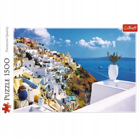 Puzzle krajobraz Santorini Grecja 1500 elementów Trefl 26119 Puzzle krajobraz Santorini Grecja 1500 elementów Trefl 26119