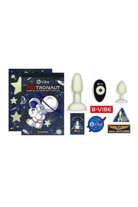 B-VIBE ASSTRONAUT GLOW-IN-THE-DARK BUTT PLAY SET B-VIBE ASSTRONAUT GLOW-IN-THE-DARK BUTT PLAY SET