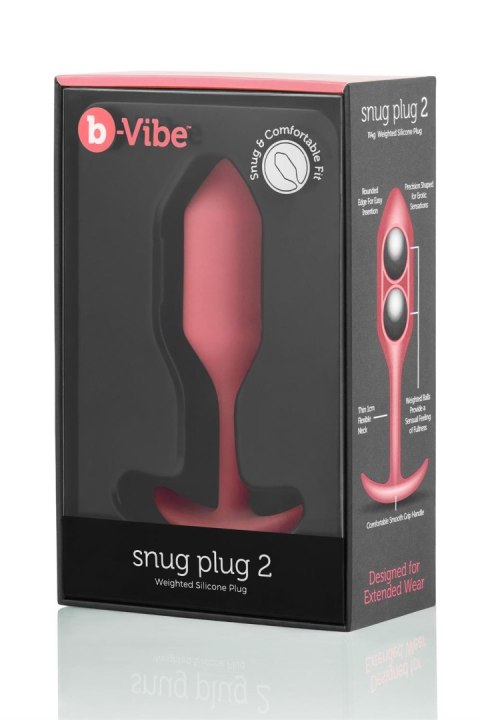 B-VIBE SNUG PLUG 2 CORAL B-VIBE SNUG PLUG 2 CORAL