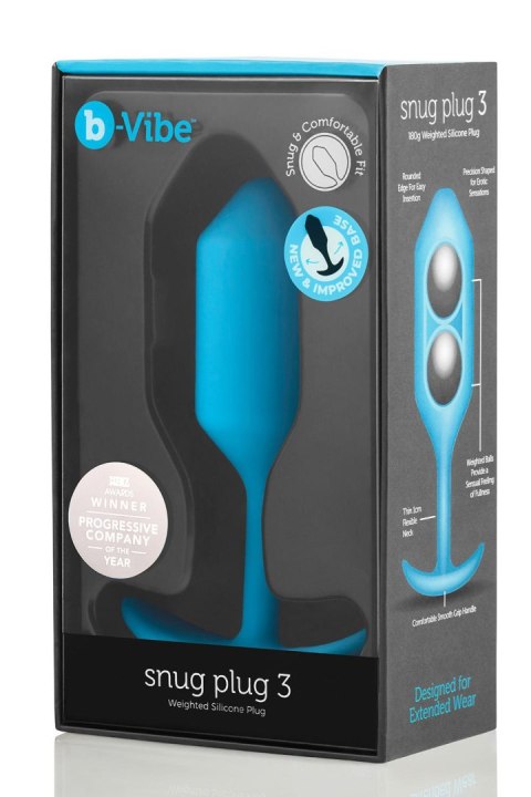 B-VIBE SNUG PLUG 3 BLUE B-VIBE SNUG PLUG 3 BLUE